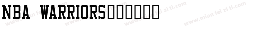 nba warriors字体转换
